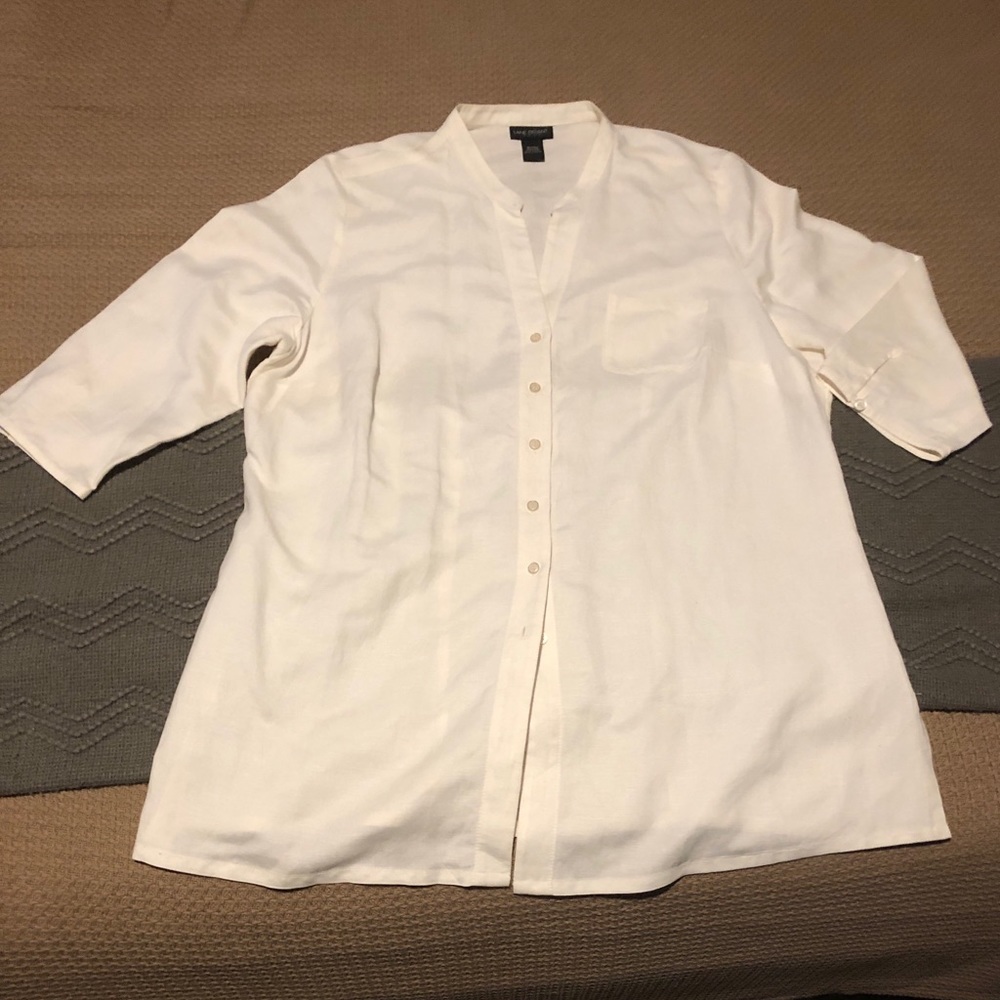 Linen Rayon Tunic Style Blazer